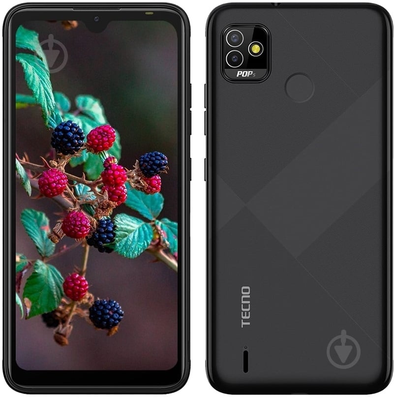 Смартфон Tecno POP 5 (BD2p) 2/32GB obsidian black (4895180768361) - фото 1 Смартфон Tecno POP 5 (BD2p) 2/32GB obsidian black (4895180768361) - фото 1