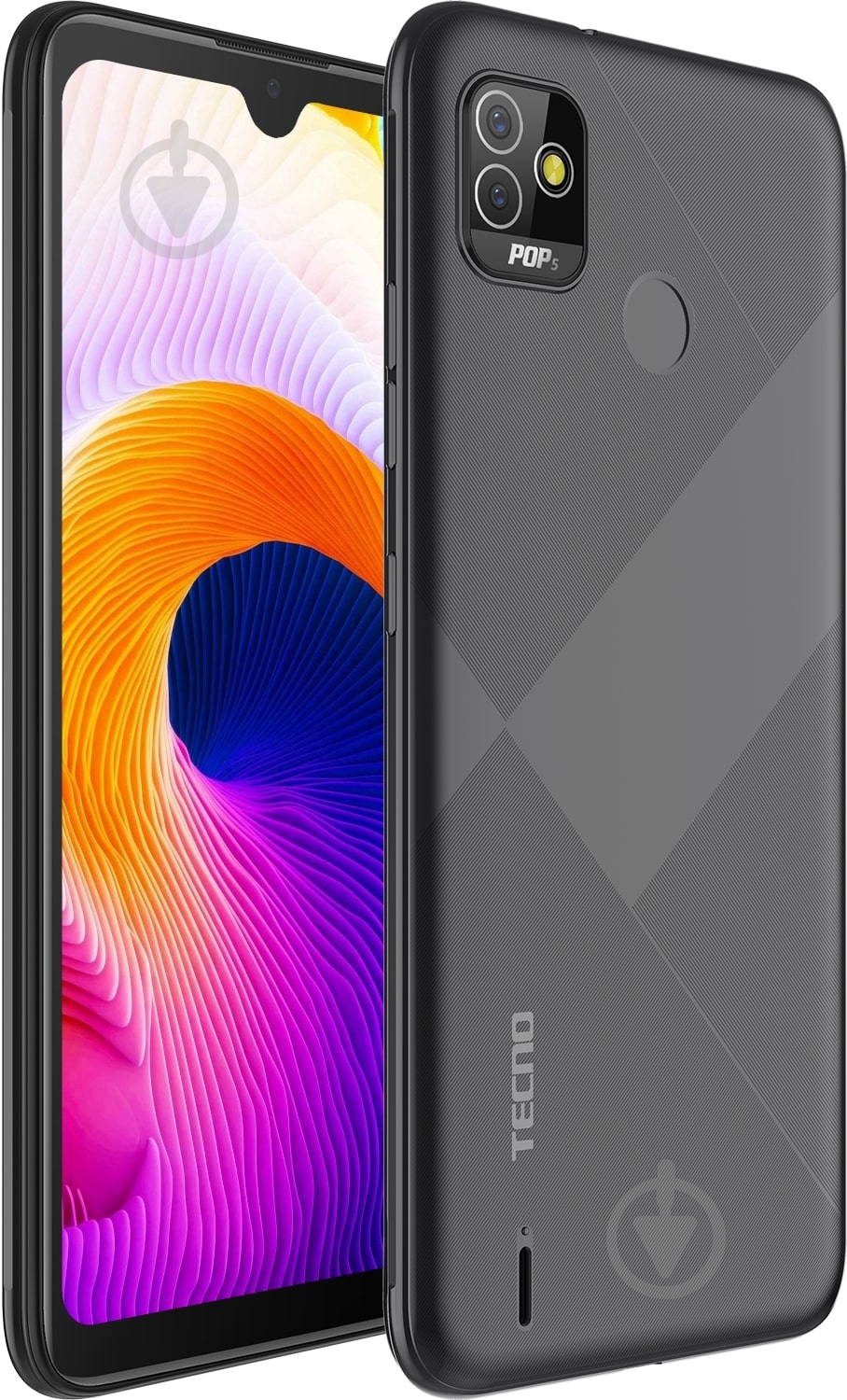 Смартфон Tecno POP 5 (BD2p) 2/32GB obsidian black (4895180768361) - фото 2 Смартфон Tecno POP 5 (BD2p) 2/32GB obsidian black (4895180768361) - фото 2
