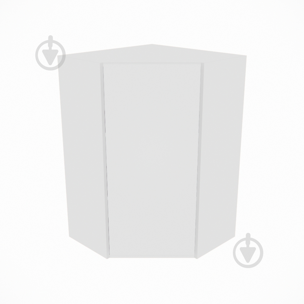 Шкаф Влада (60х60 (920)левая) белый шелк/белый Світ Меблів - фото 1 Шкаф Влада (60х60 (920)левая) белый шелк/белый Світ Меблів - фото 1