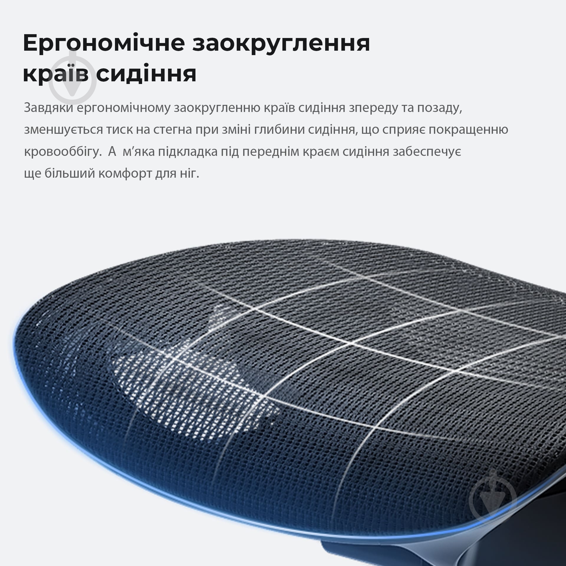 Крісло ігрове Anda Seat X-Air Mega Size XL Mesh Gray сірий - фото 12