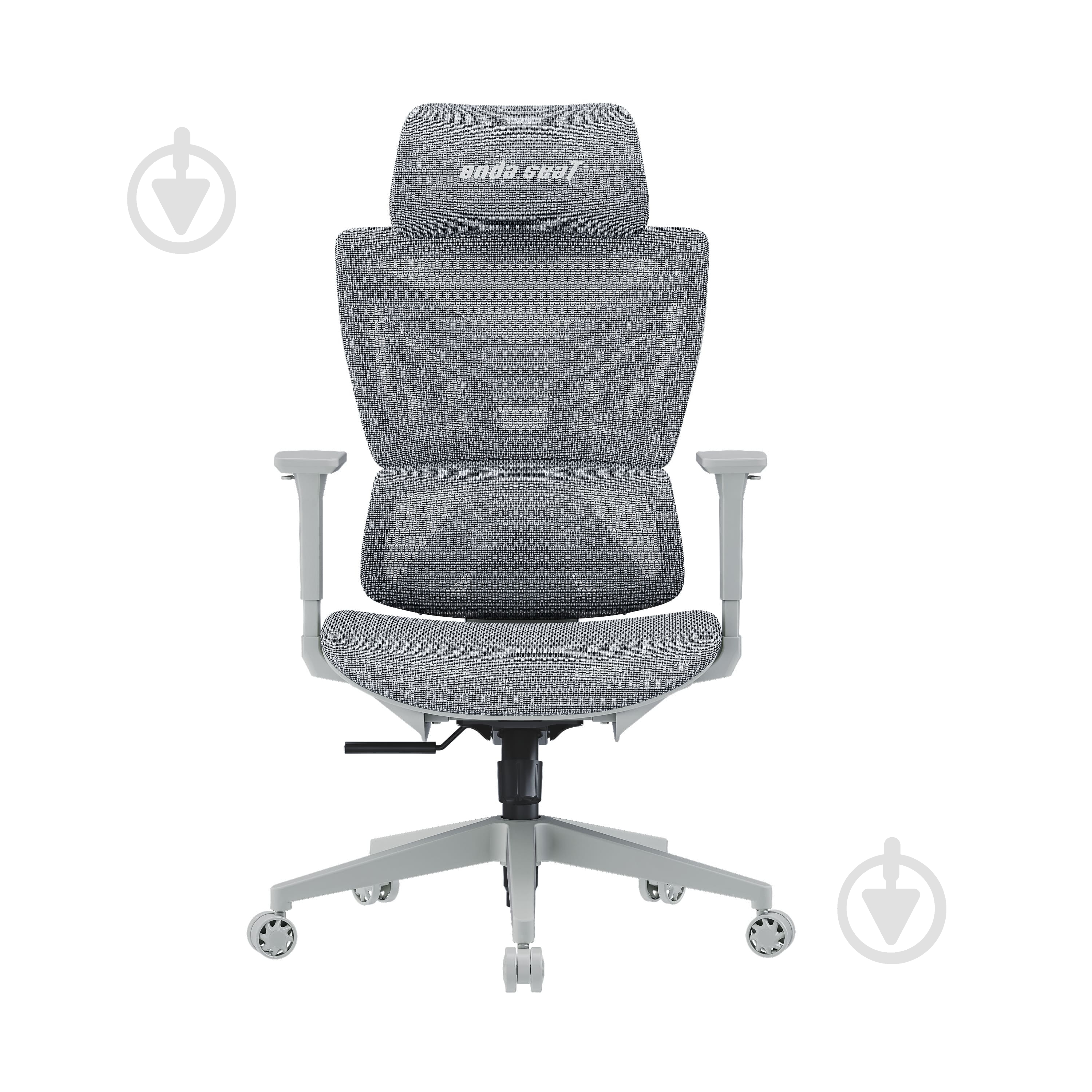 Крісло ігрове Anda Seat X-Air Mega Size XL Mesh Gray сірий - фото 1