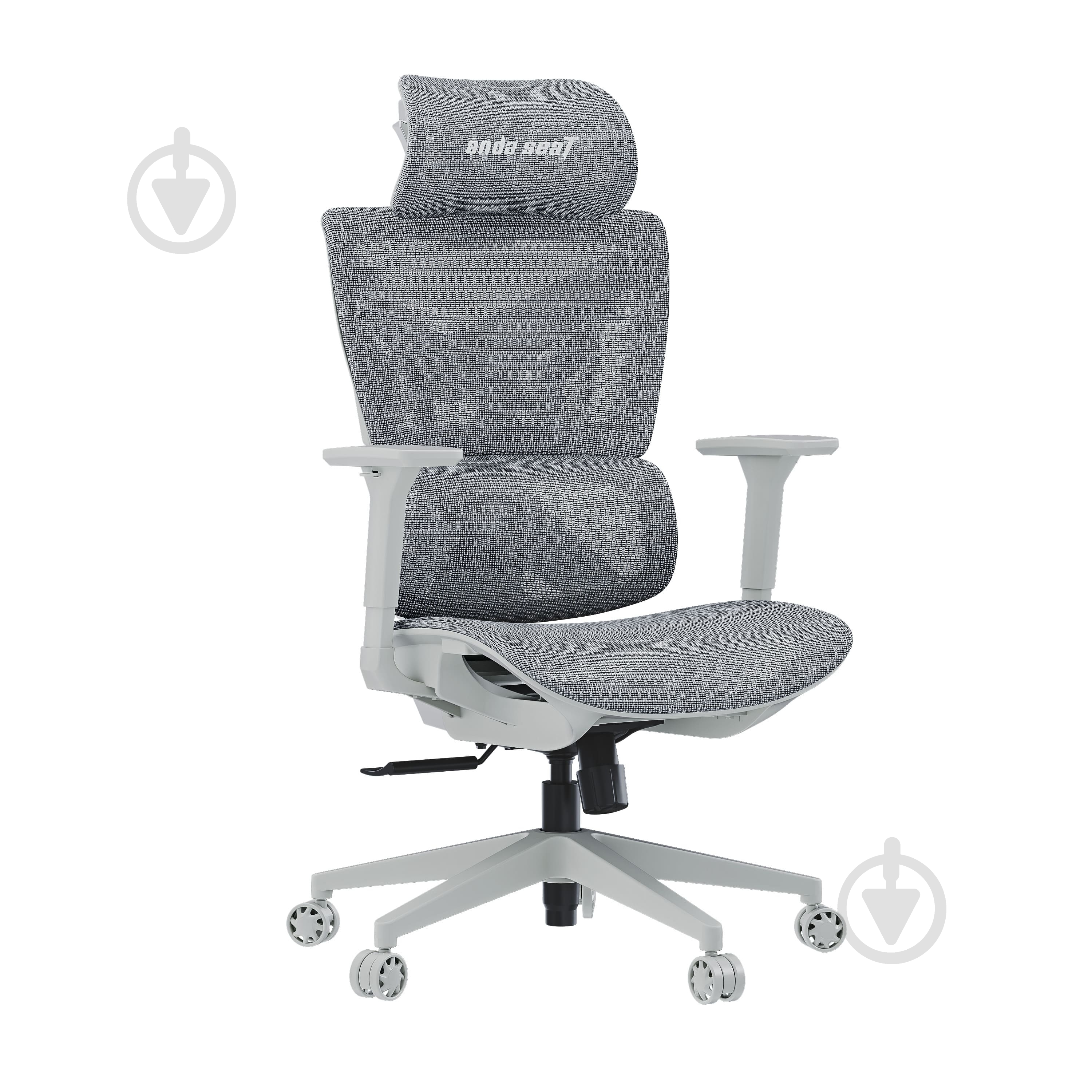 Крісло ігрове Anda Seat X-Air Mega Size XL Mesh Gray сірий - фото 2