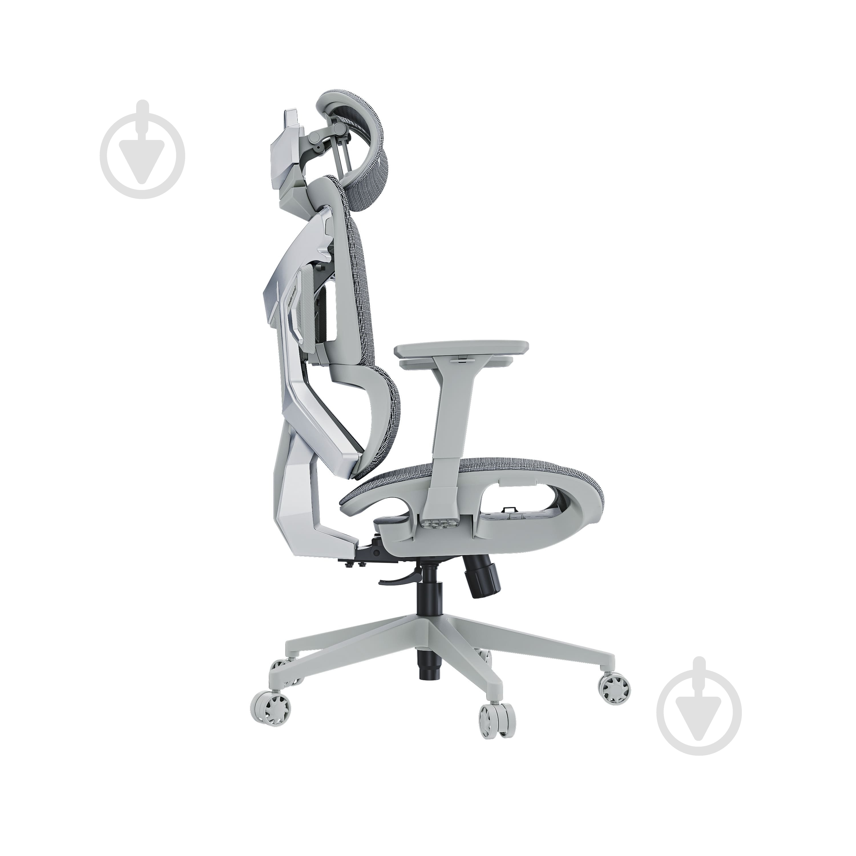 Крісло ігрове Anda Seat X-Air Mega Size XL Mesh Gray сірий - фото 3