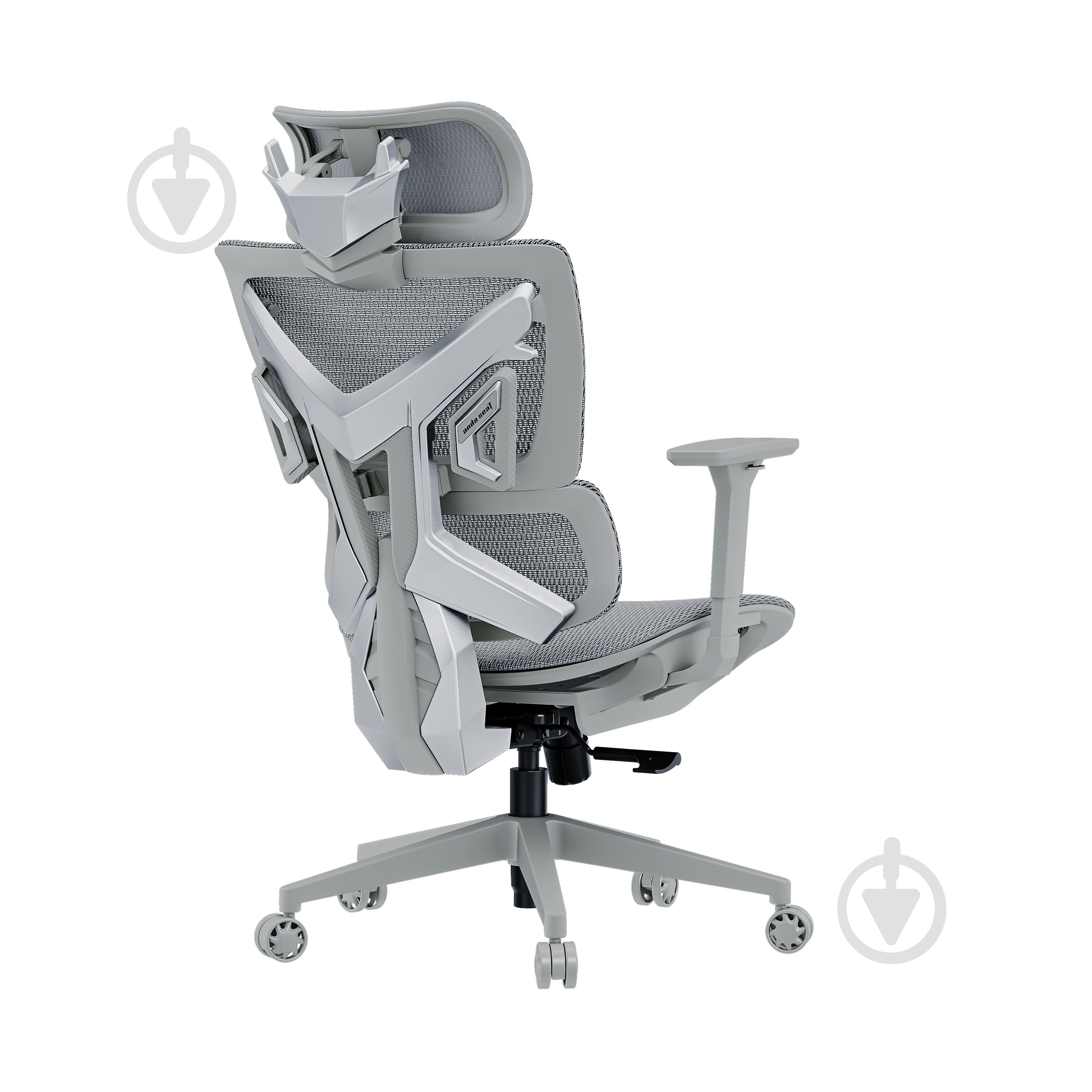 Крісло ігрове Anda Seat X-Air Mega Size XL Mesh Gray сірий - фото 4
