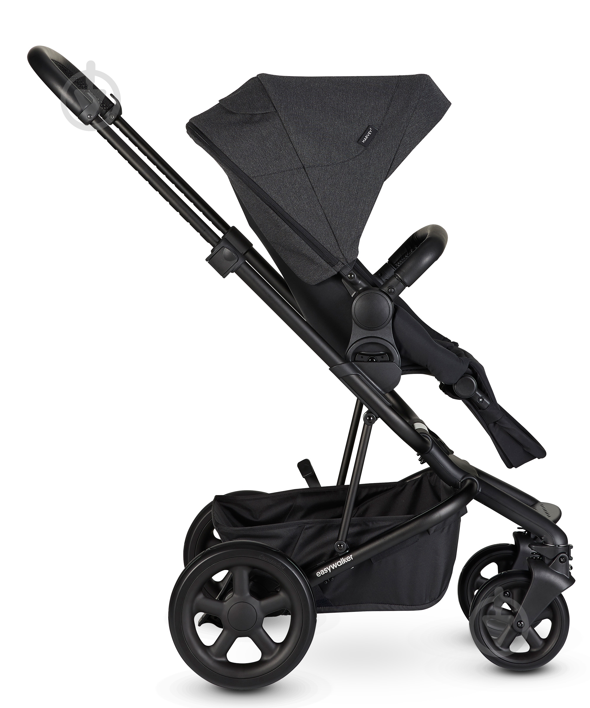 Коляска прогулочная Easywalker Full Harvey2 Night Black - фото 2 Коляска прогулочная Easywalker Full Harvey2 Night Black - фото 2