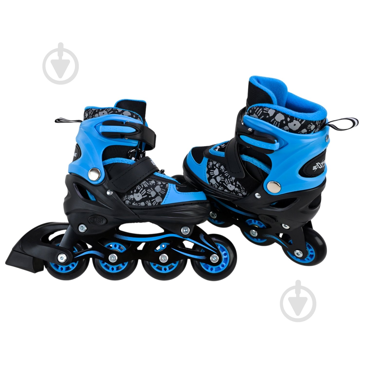 Роликовые коньки Shantou Extreme Motion RL25421 р. 30-33 синий - фото 4 Роликовые коньки Shantou Extreme Motion RL25421 р. 30-33 синий - фото 4