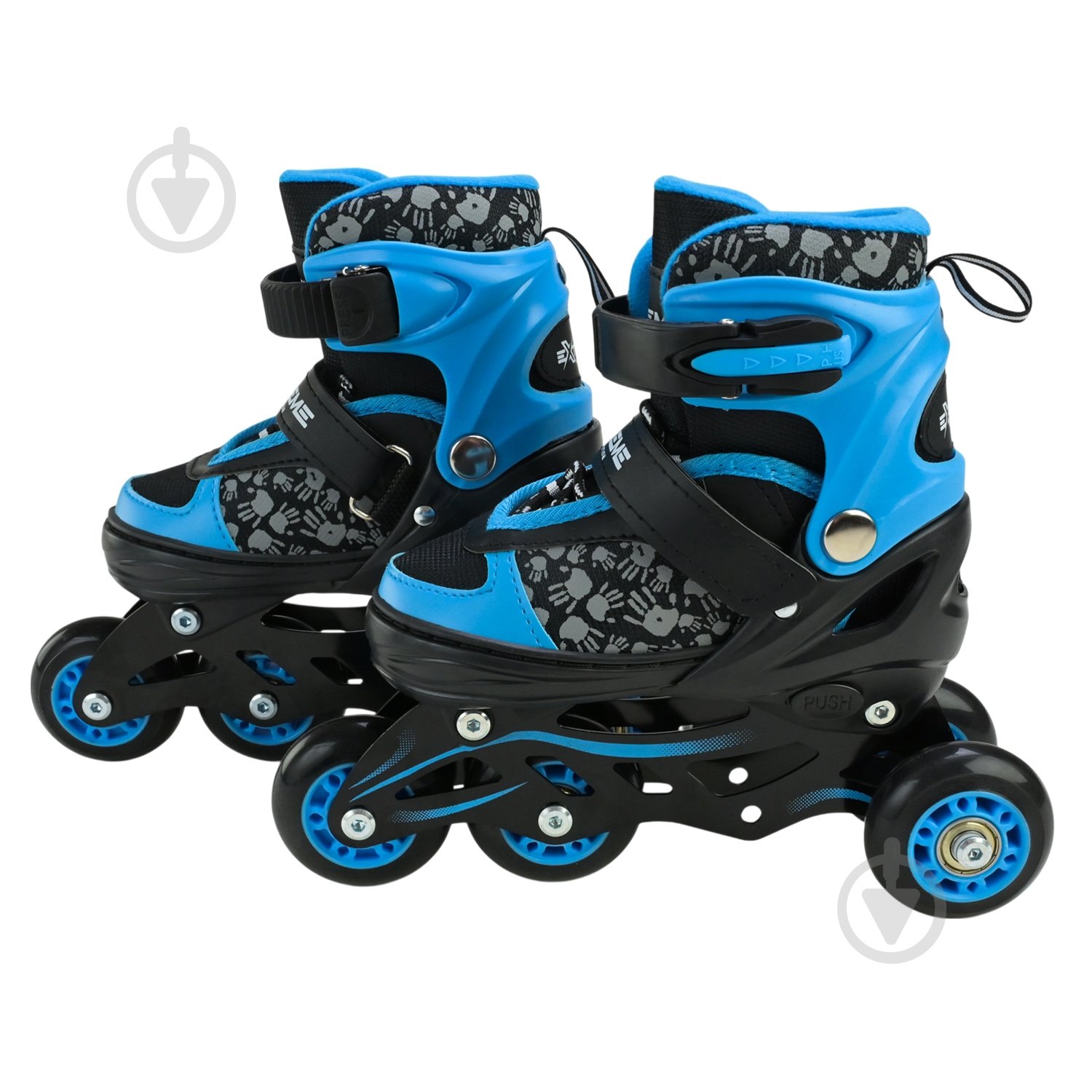 Роликовые коньки Shantou Extreme Motion RL25421 р. 30-33 синий - фото 7 Роликовые коньки Shantou Extreme Motion RL25421 р. 30-33 синий - фото 7