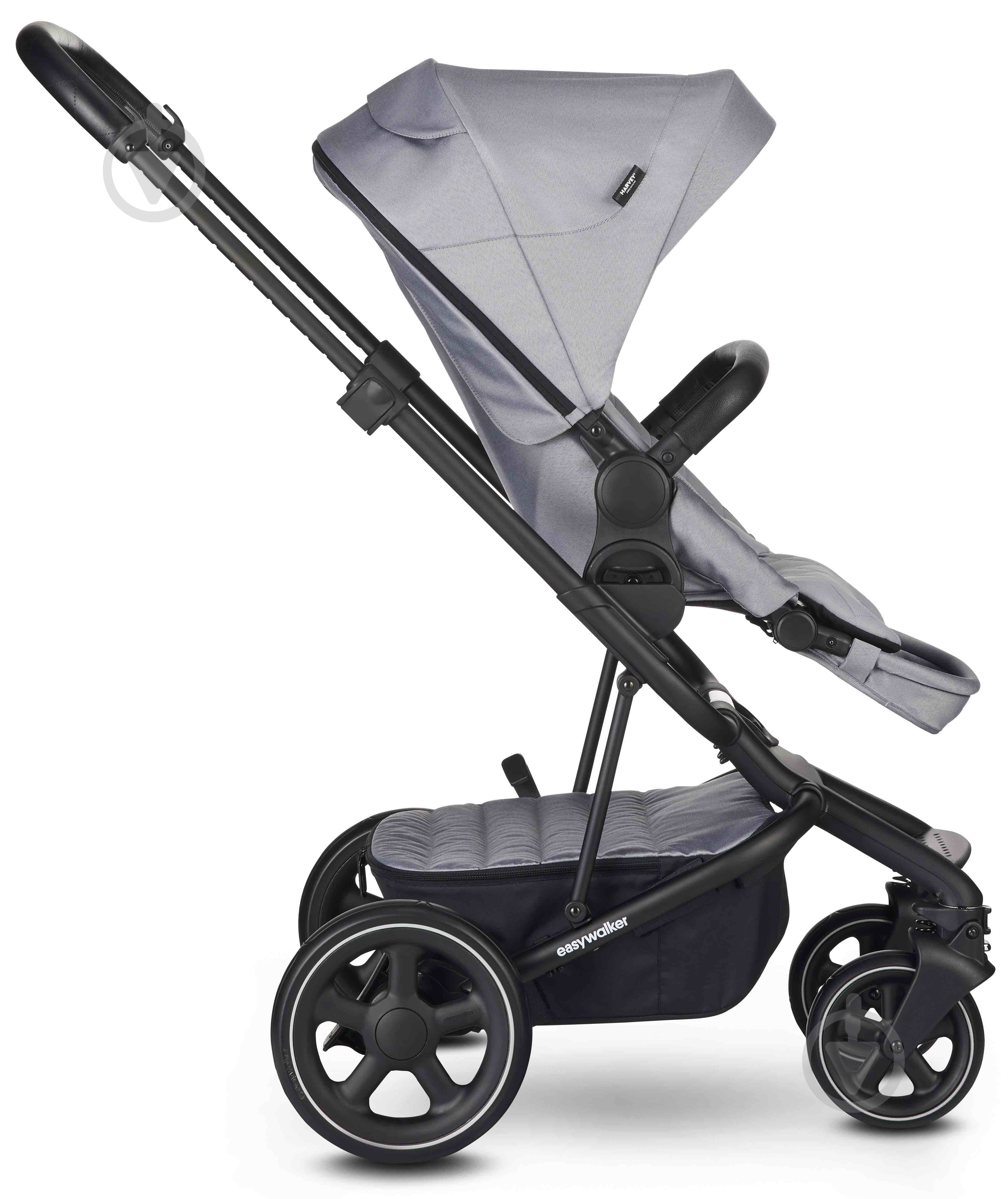 Коляска прогулочная Easywalker Full Harvey2 Premium Moonstone Grey - фото 3