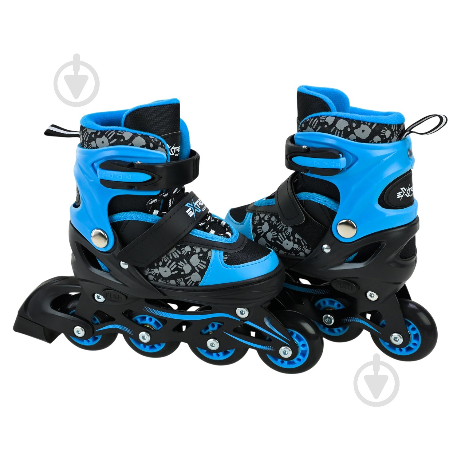 Роликовые коньки Shantou Extreme Motion M RL25422 р. 34-37 синий - фото 3 Роликовые коньки Shantou Extreme Motion M RL25422 р. 34-37 синий - фото 3