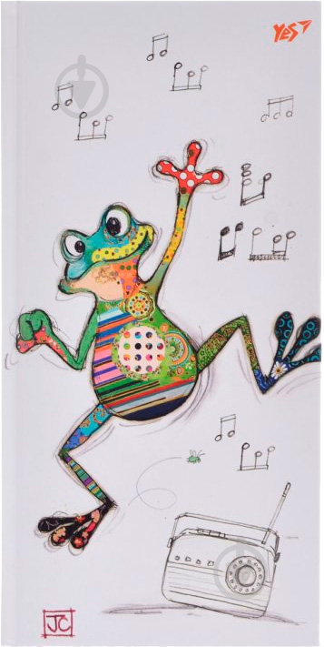 Блокнот BugArt. White frog 20х10 см YES - фото 1 Блокнот BugArt. White frog 20х10 см YES - фото 1