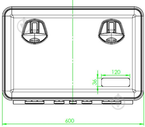 Ящик для инструментов Daken Just 81104 - фото 2