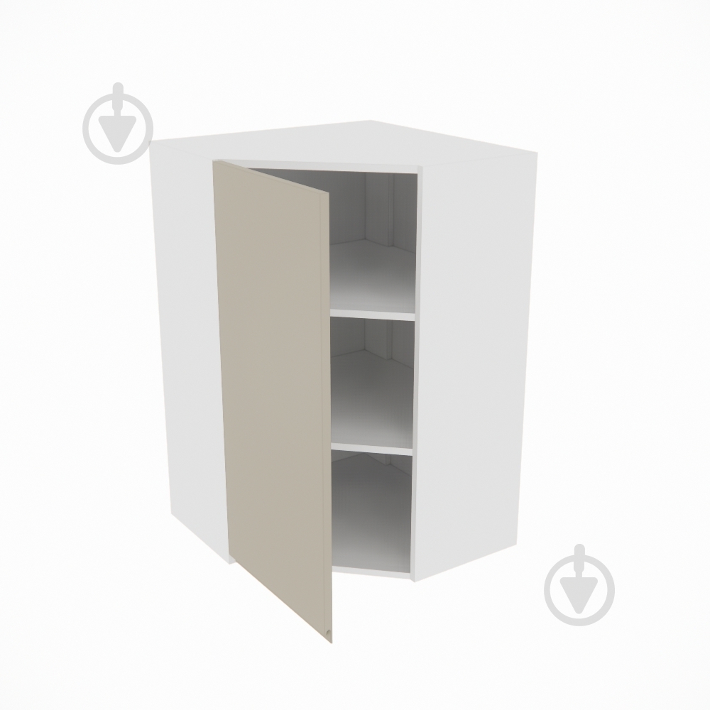 Шафа Влада (60х60 (920)ліва) айворі/білий Світ Меблів - фото 2 Шафа Влада (60х60 (920)ліва) айворі/білий Світ Меблів - фото 2