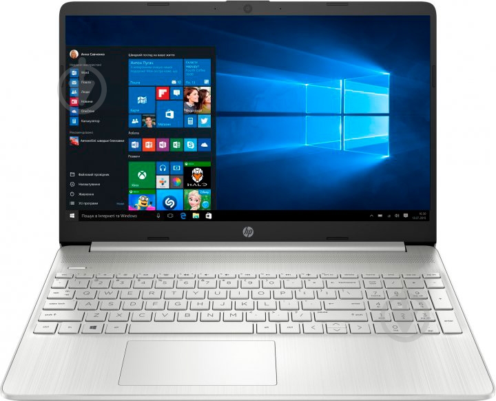 Ноутбук HP 15s-eq2049ua 15,6 (422G9EA) silver - фото 1 Ноутбук HP 15s-eq2049ua 15,6 (422G9EA) silver - фото 1