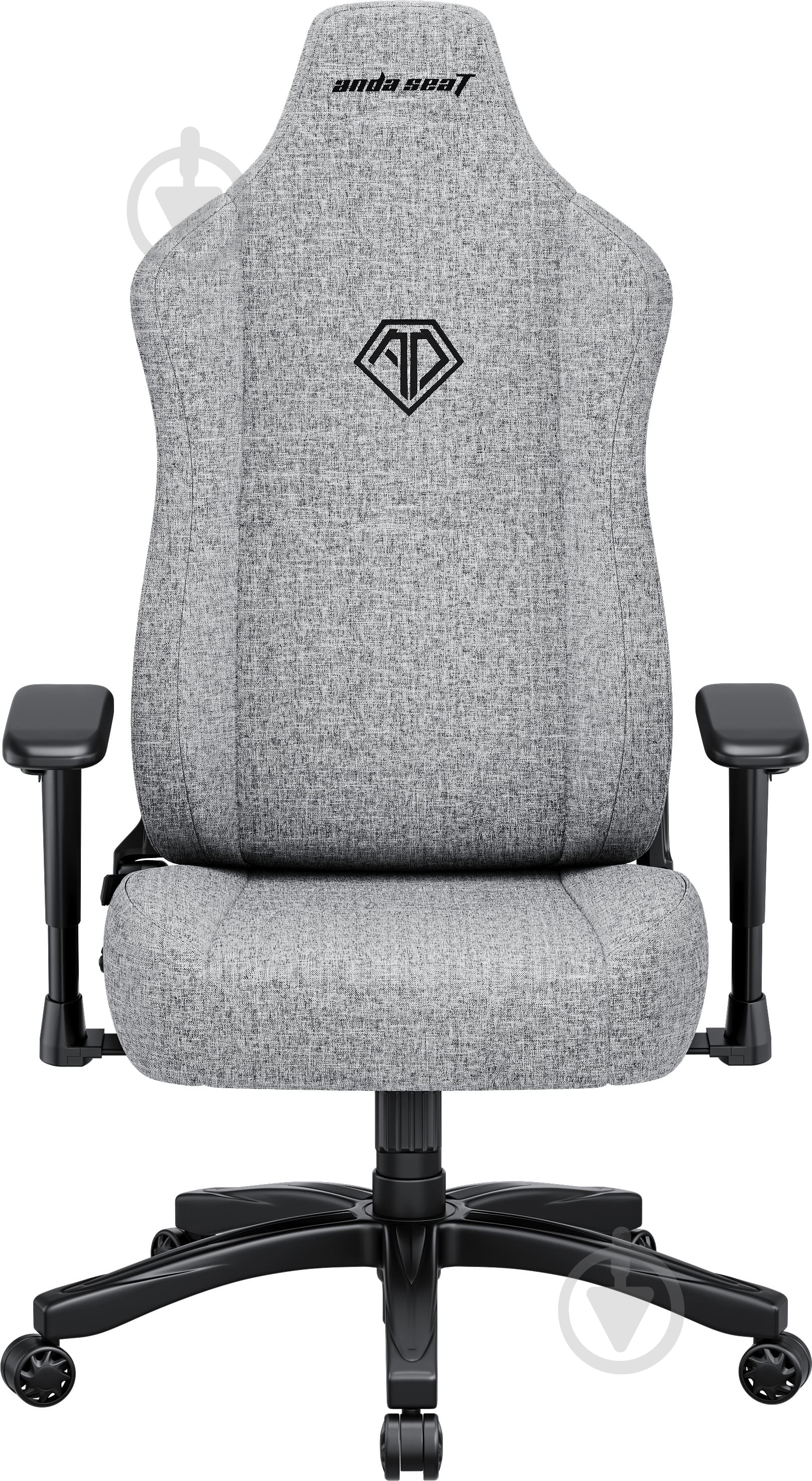 Кресло игровое Anda Seat Novis Size L Gray Fabric серый - фото 1 Кресло игровое Anda Seat Novis Size L Gray Fabric серый - фото 1