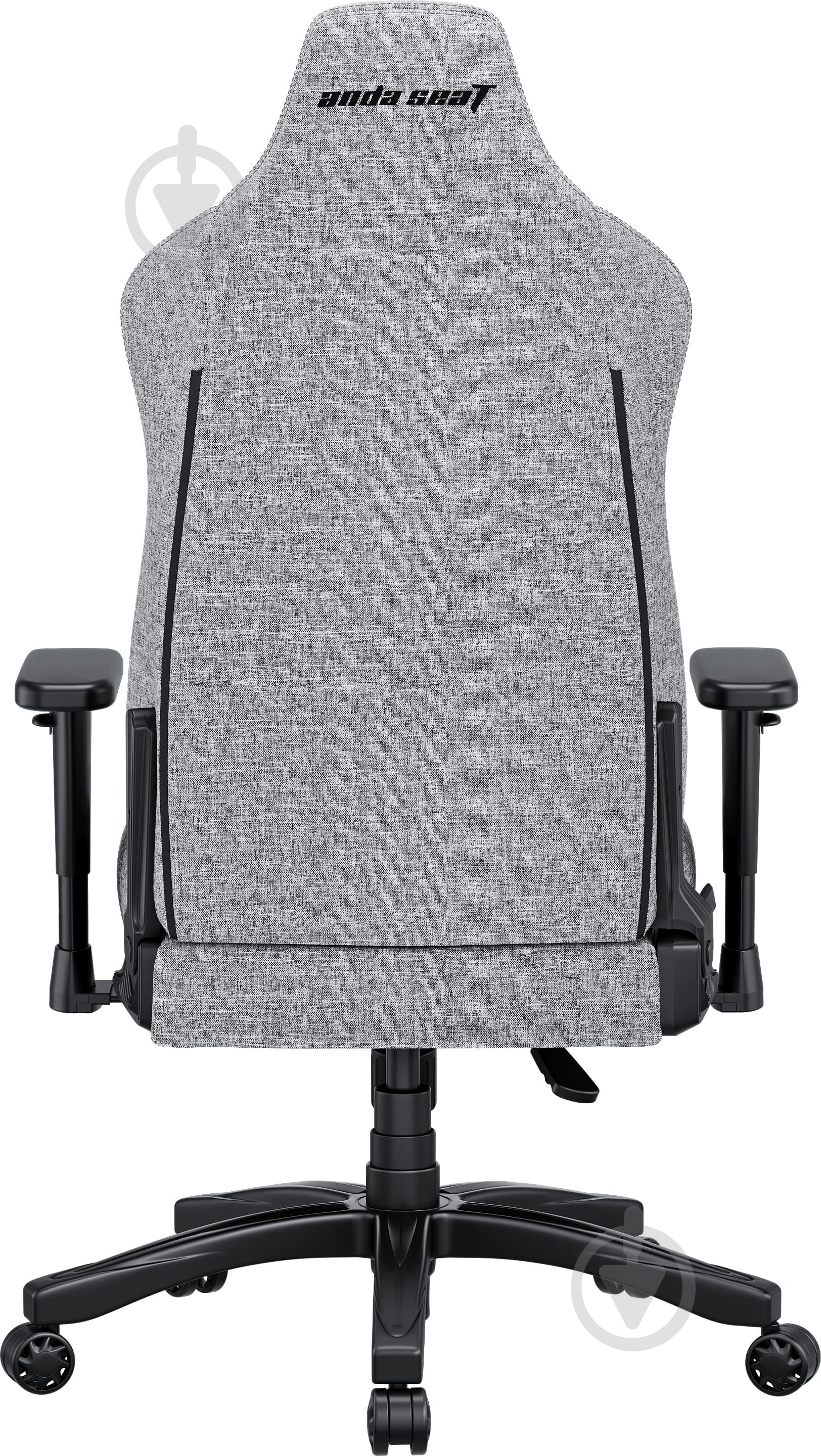 Кресло игровое Anda Seat Novis Size L Gray Fabric серый - фото 4 Кресло игровое Anda Seat Novis Size L Gray Fabric серый - фото 4