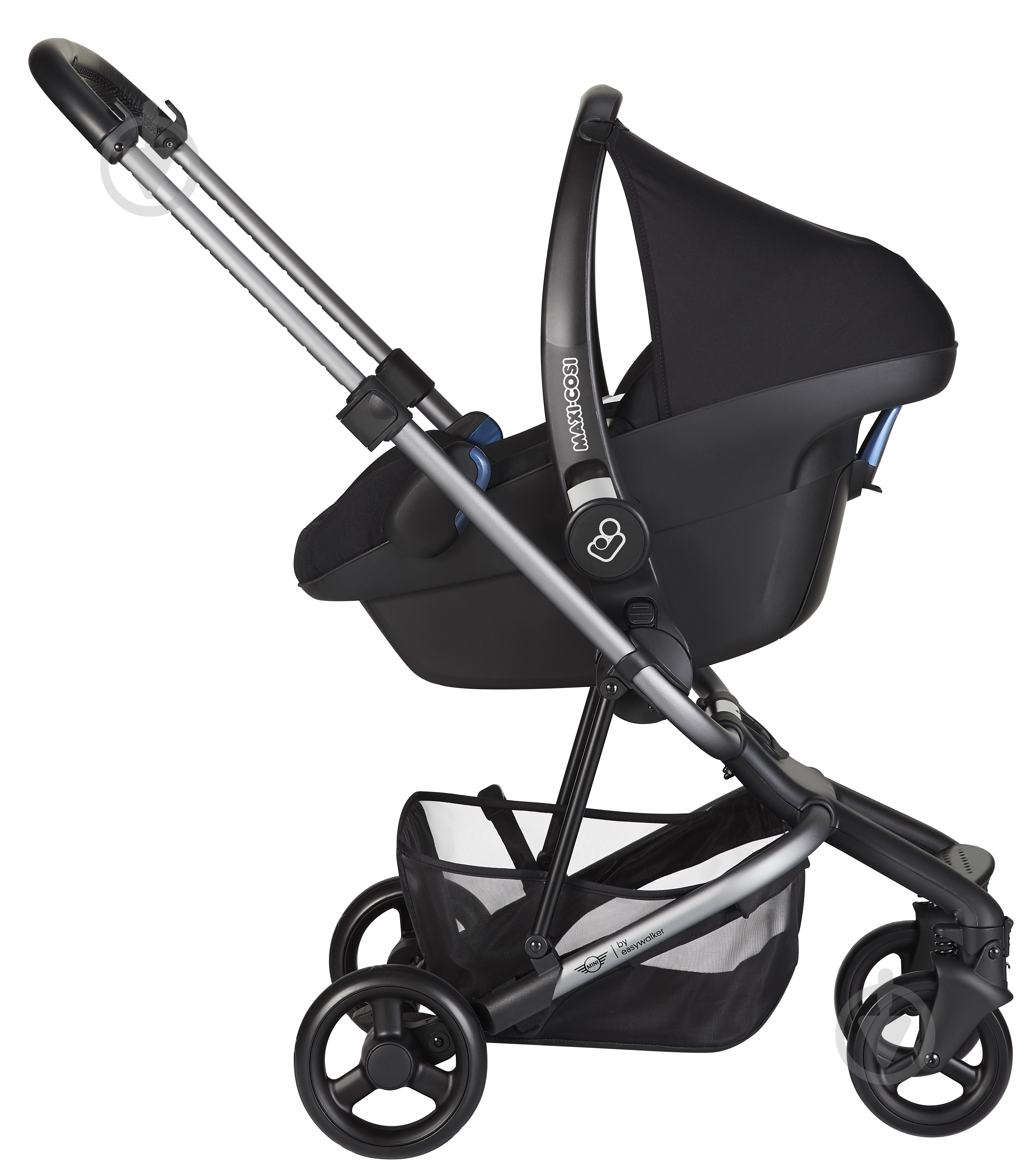 Коляска прогулочная Easywalker Full MINI stroller Oxford Black - фото 8