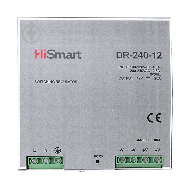 Блок питания HiSmart 12 В 240 Вт DR-240-12 - фото 1