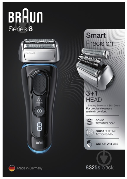 Электробритва Braun Series8 8325s black - фото 7 Электробритва Braun Series8 8325s black - фото 7