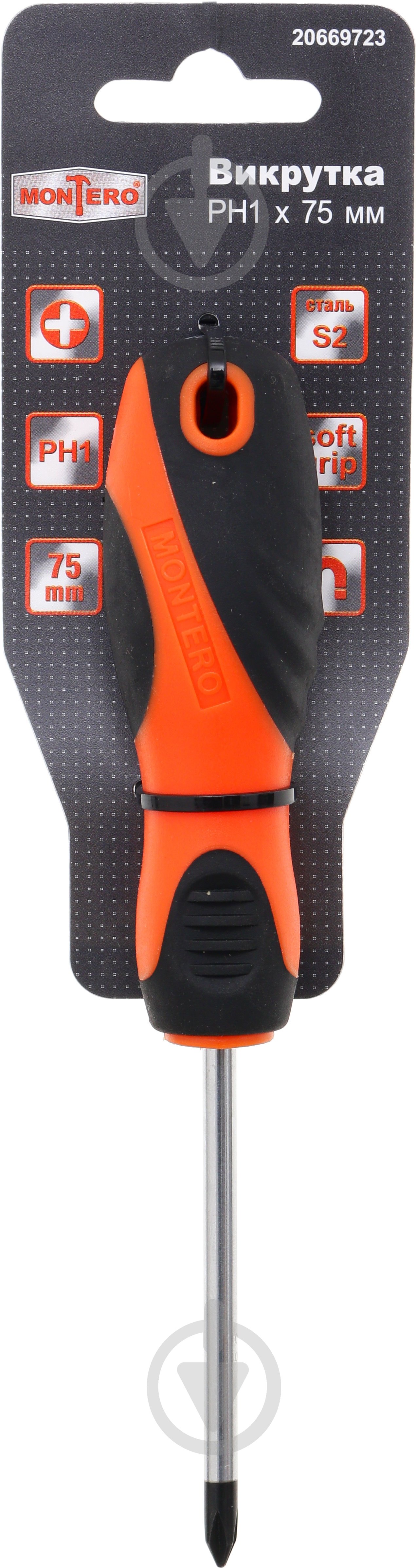 Отвертка Montero 1×75 мм MN-SD-PH1-75 - фото 2 Отвертка Montero 1×75 мм MN-SD-PH1-75 - фото 2