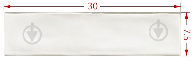 Плитка Mainzu Original Blanco 7,5x30 см - фото 2