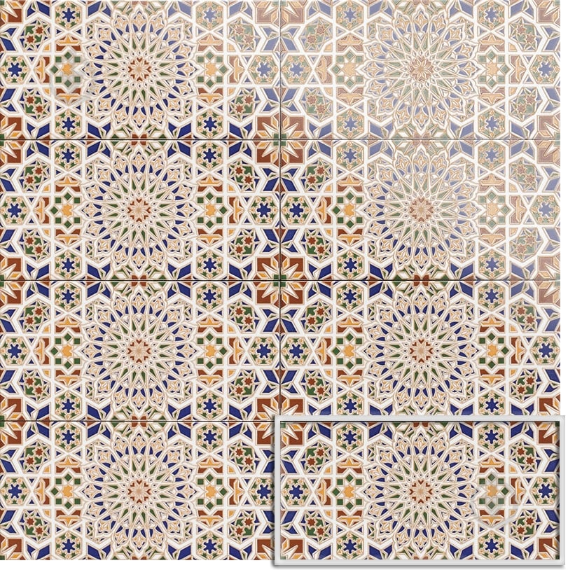 Плитка Mainzu Catania Hispalis Decor 15x30 см - фото 1