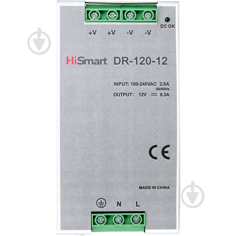 Блок питания HiSmart 12 В 120 Вт DR-120-12 - фото 1
