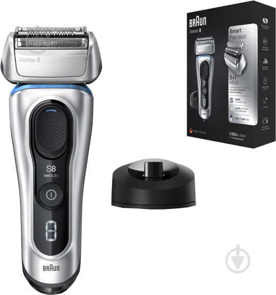 Электробритва Braun Series8 8350s silver - фото 2 Электробритва Braun Series8 8350s silver - фото 2
