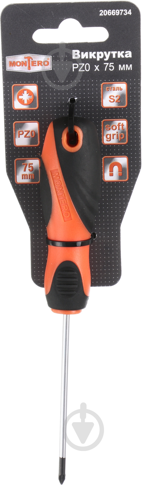 Отвертка Montero 75 мм MN-SD-PZ0-75 - фото 2