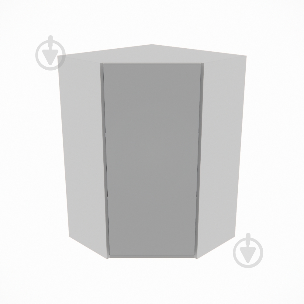 Шкаф Влада (60х60 (920)левая) серый бархат/пепельный Світ Меблів - фото 1 Шкаф Влада (60х60 (920)левая) серый бархат/пепельный Світ Меблів - фото 1