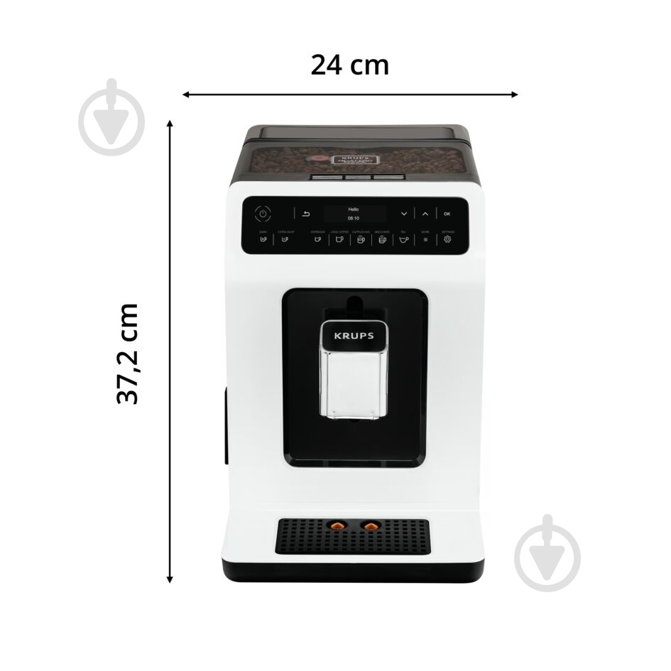 ВИТРИНА! Кофемашина Krups Evidence White EA890110 - фото 10