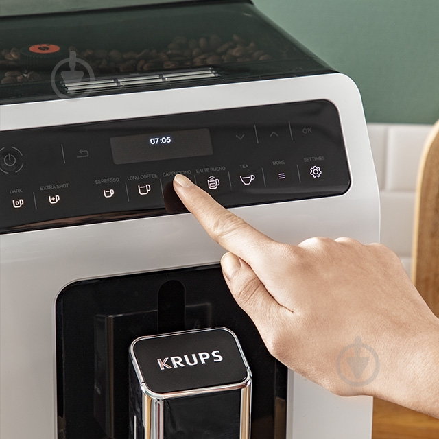 ВИТРИНА! Кофемашина Krups Evidence White EA890110 - фото 5