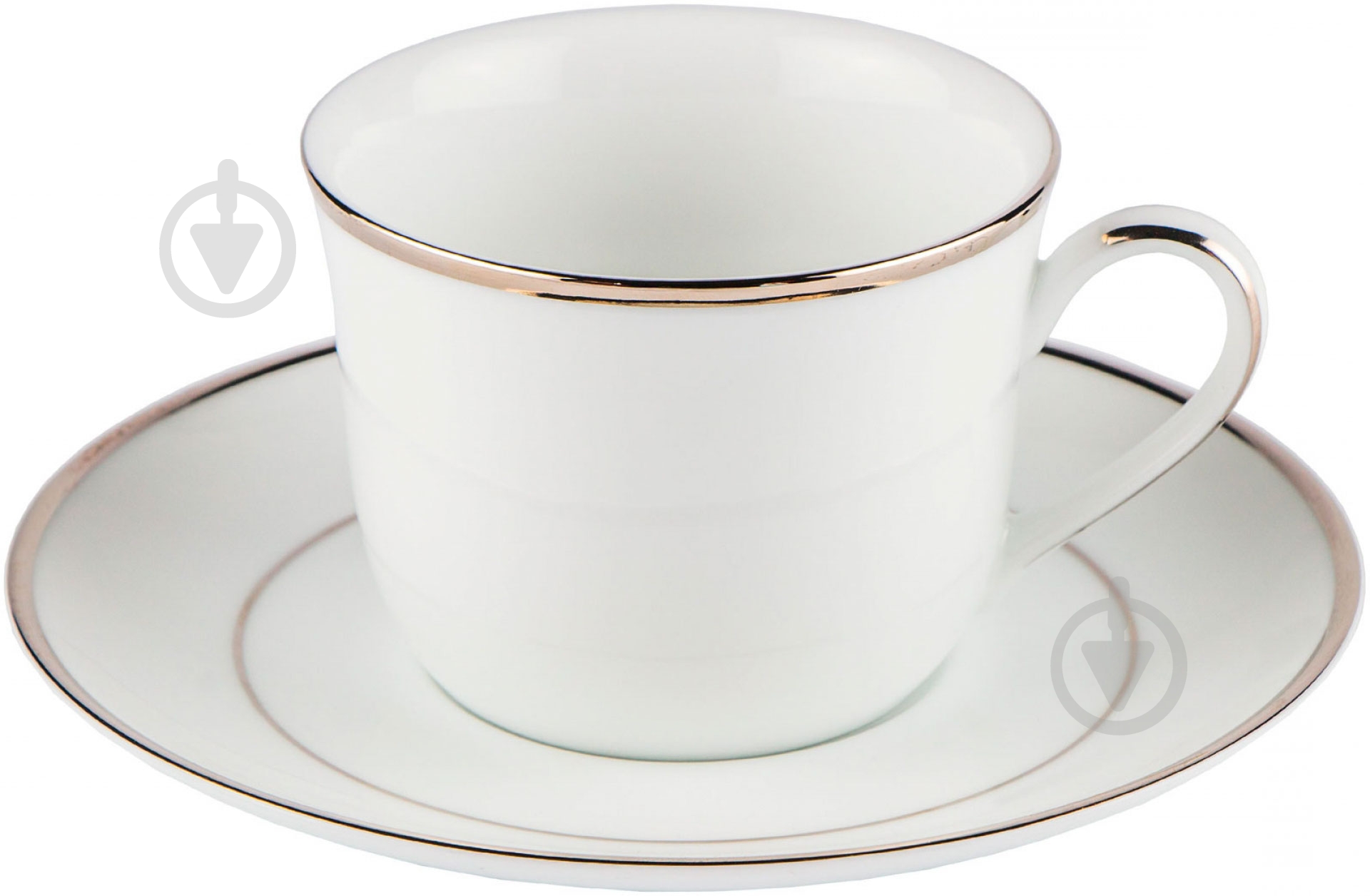 Чашка с блюдцем DPL Platinum Line 220 мл - фото 1 Чашка с блюдцем DPL Platinum Line 220 мл - фото 1