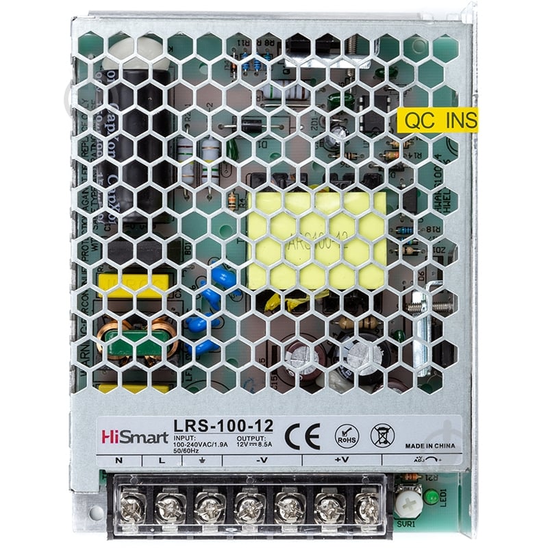 Блок питания HiSmart 12 В 100 Вт LRS-100-12 - фото 1 Блок питания HiSmart 12 В 100 Вт LRS-100-12 - фото 1