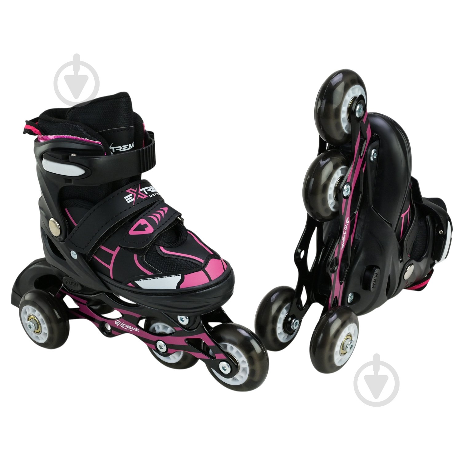 Роликовые коньки Shantou Extreme Motion L RL25429 р. 38-41 черный - фото 9