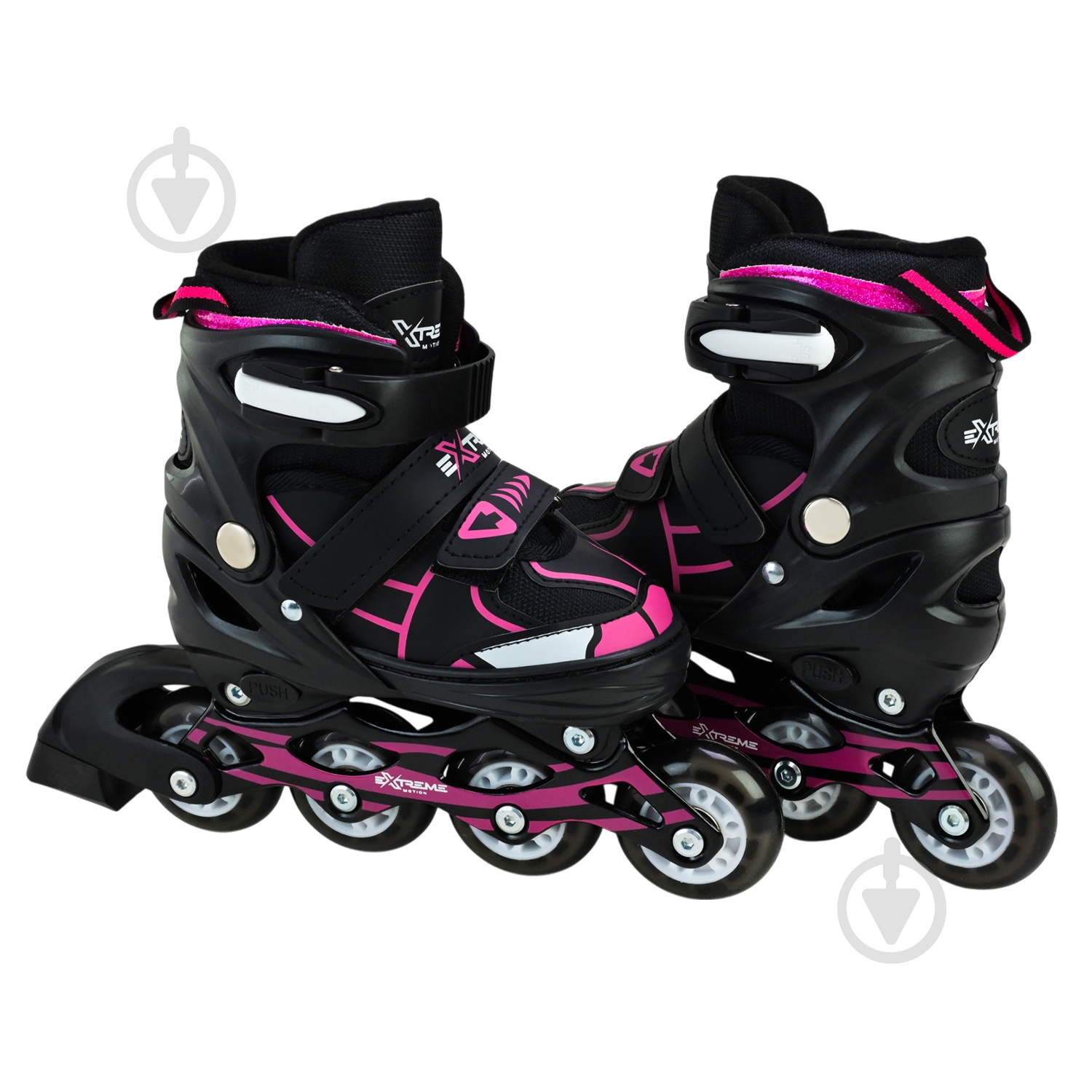 Роликовые коньки Shantou Extreme Motion L RL25429 р. 38-41 черный - фото 3