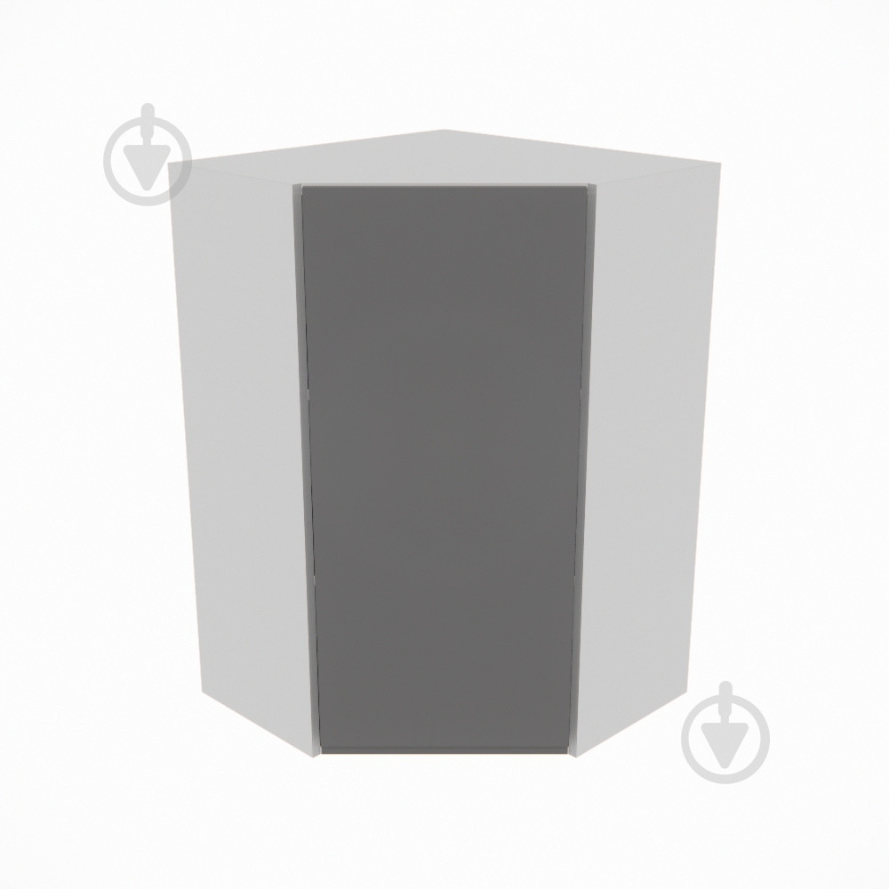 Шкаф Влада (60х60 (920)левая) графит/пепельный Світ Меблів - фото 1