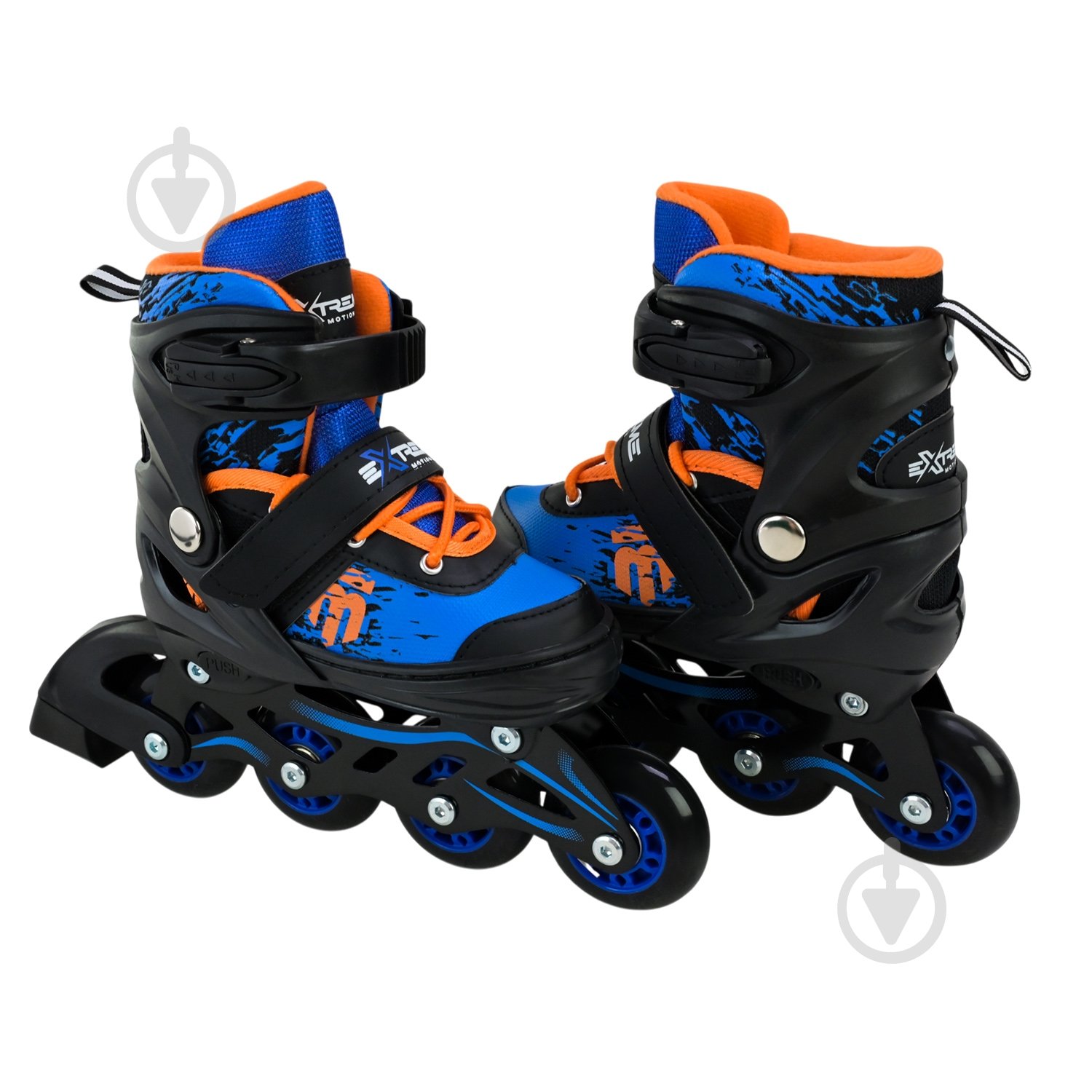 Роликовые коньки Shantou Extreme Motion L RL25426 р. 38-41 синий - фото 3