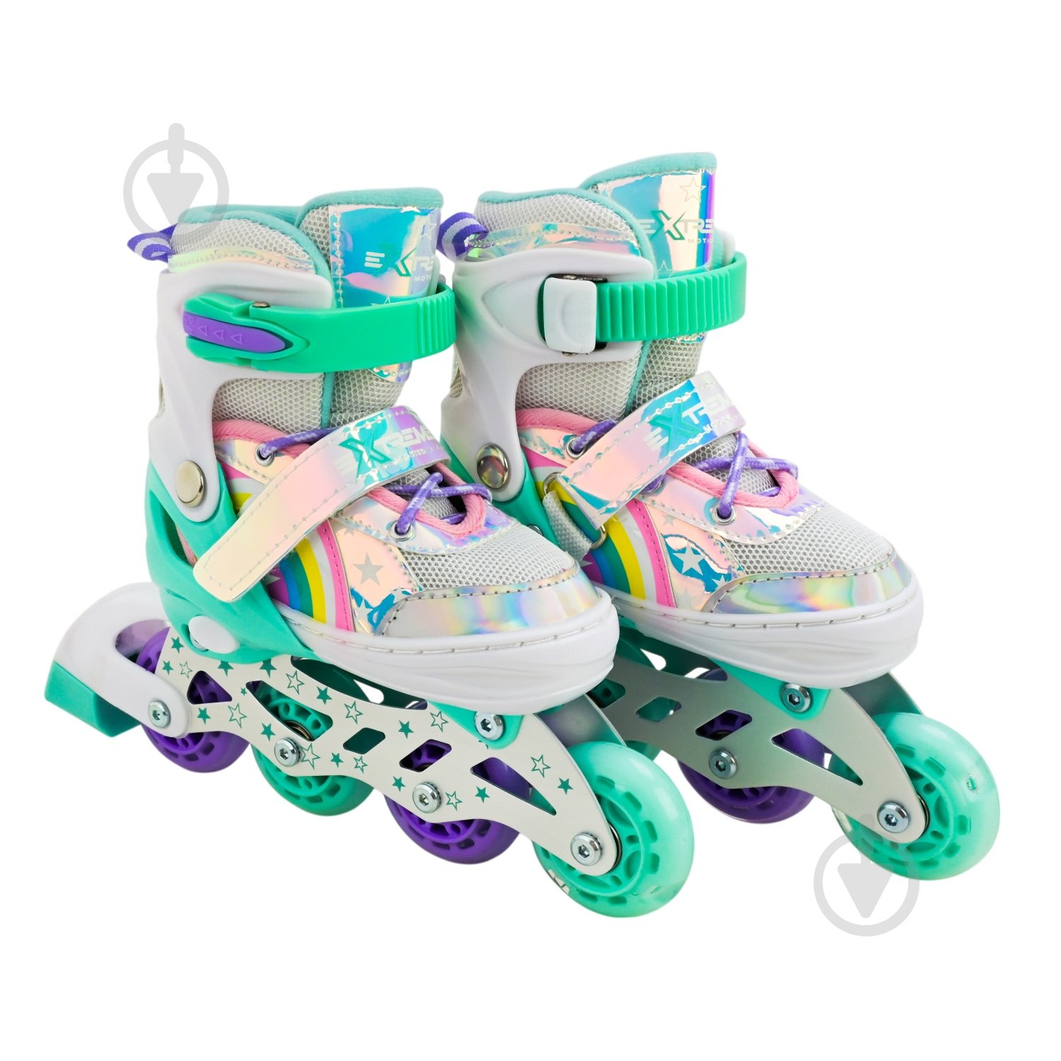 Роликовые коньки Shantou Extreme Motion L RL25432 р. 38-41 в ассортименте - фото 2