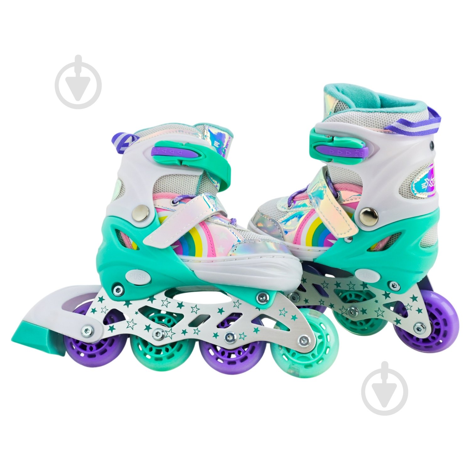 Роликовые коньки Shantou Extreme Motion L RL25432 р. 38-41 в ассортименте - фото 4