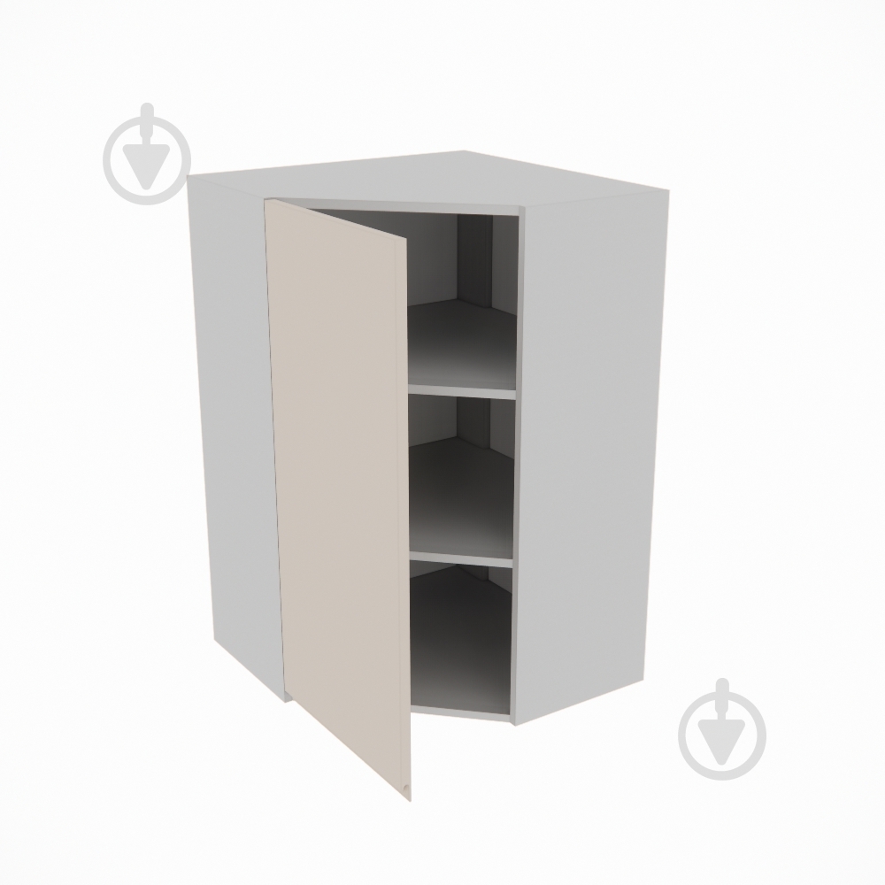 Шафа Влада (60х60 (920)ліва) пломбір/попелястий Світ Меблів - фото 2 Шафа Влада (60х60 (920)ліва) пломбір/попелястий Світ Меблів - фото 2