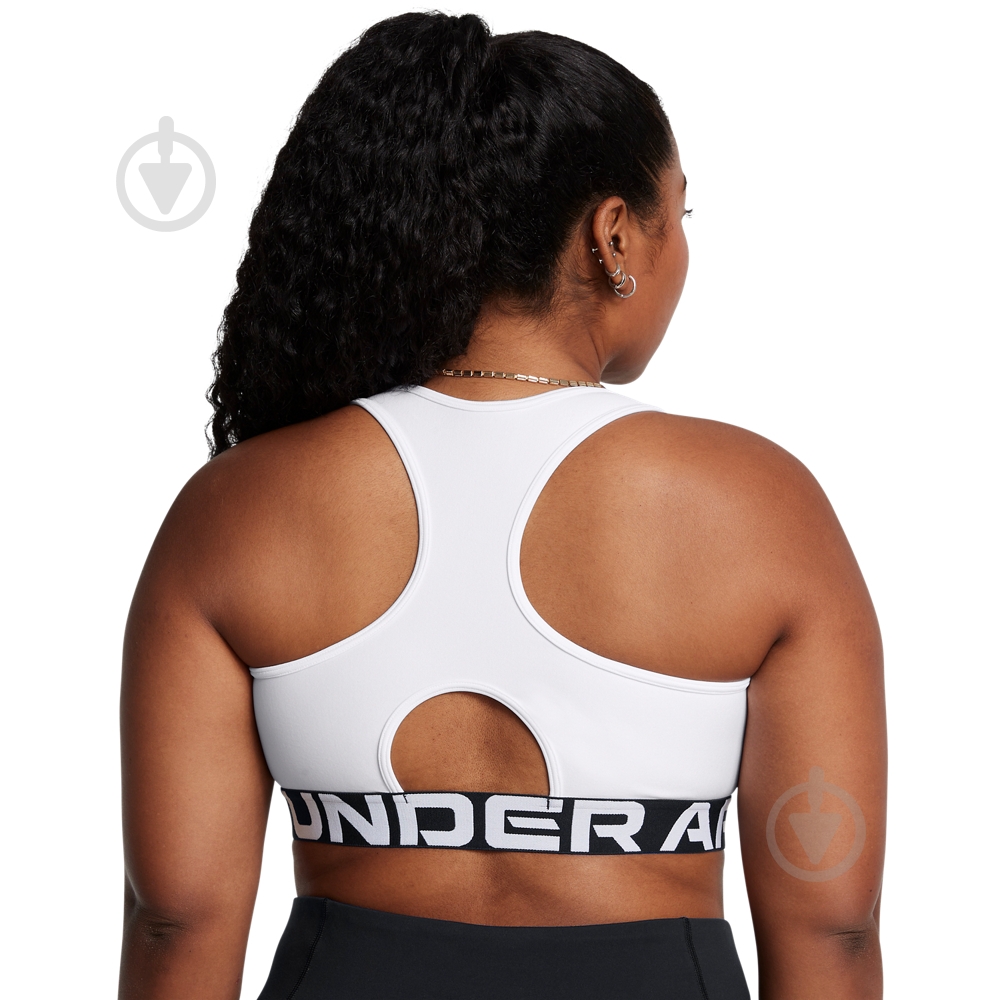 Бра Under Armour HG Mid Branded 1383544-100 р.M белый - фото 13