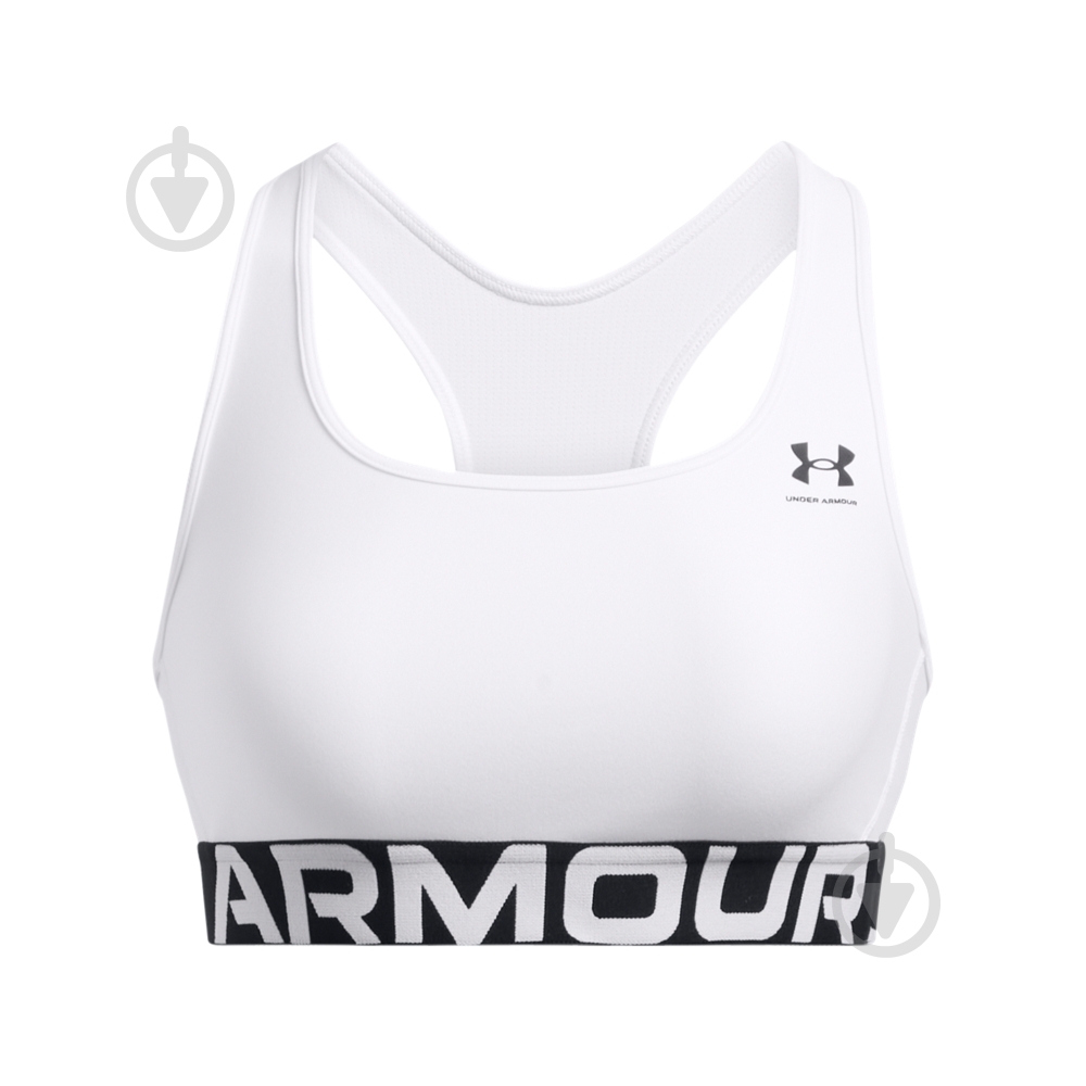 Бра Under Armour HG Mid Branded 1383544-100 р.M белый - фото 14