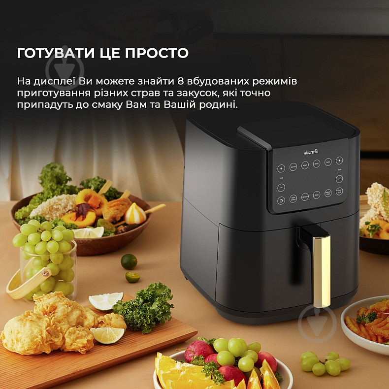 ВИТРИНА! Мультипечь Deerma Air Fryer KZ120 (DEM-KZ120W) - фото 11