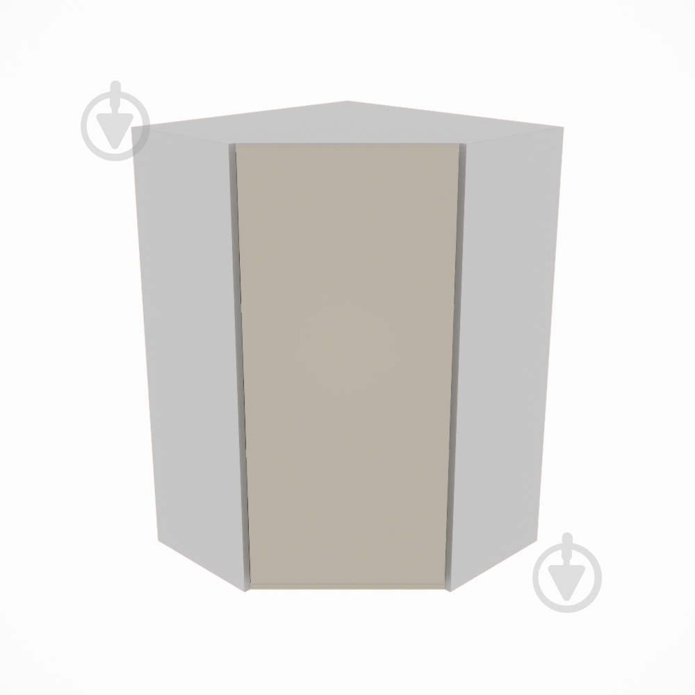 Шкаф Влада (60х60 (920)левая) айвори/пепельный Світ Меблів - фото 1 Шкаф Влада (60х60 (920)левая) айвори/пепельный Світ Меблів - фото 1