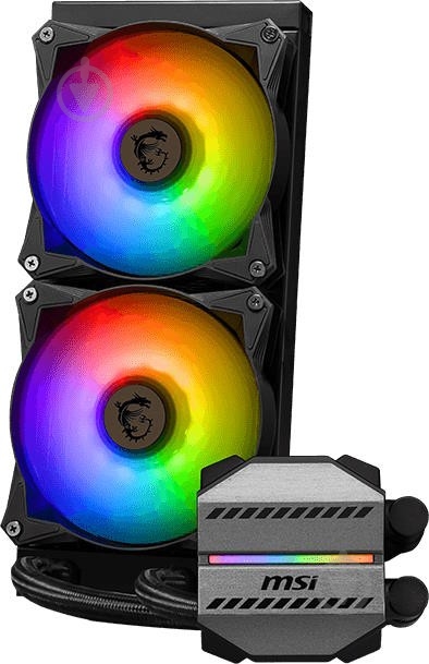 Система водного охлаждения MSI MAG CoreLiquid M240 - фото 3 Система водного охлаждения MSI MAG CoreLiquid M240 - фото 3