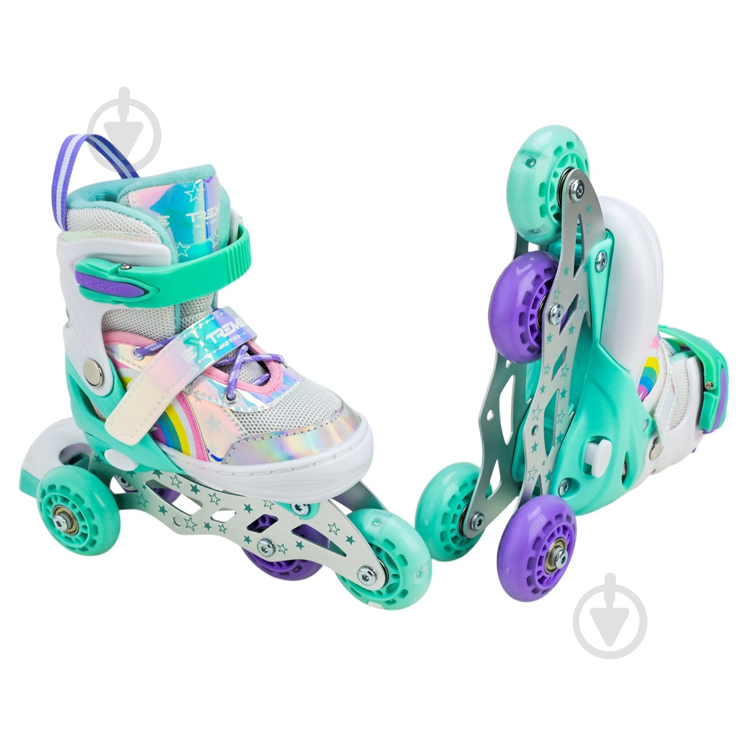 Роликовые коньки Shantou Extreme Motion RL25430 р. 30-33 в ассортименте - фото 8 Роликовые коньки Shantou Extreme Motion RL25430 р. 30-33 в ассортименте - фото 8