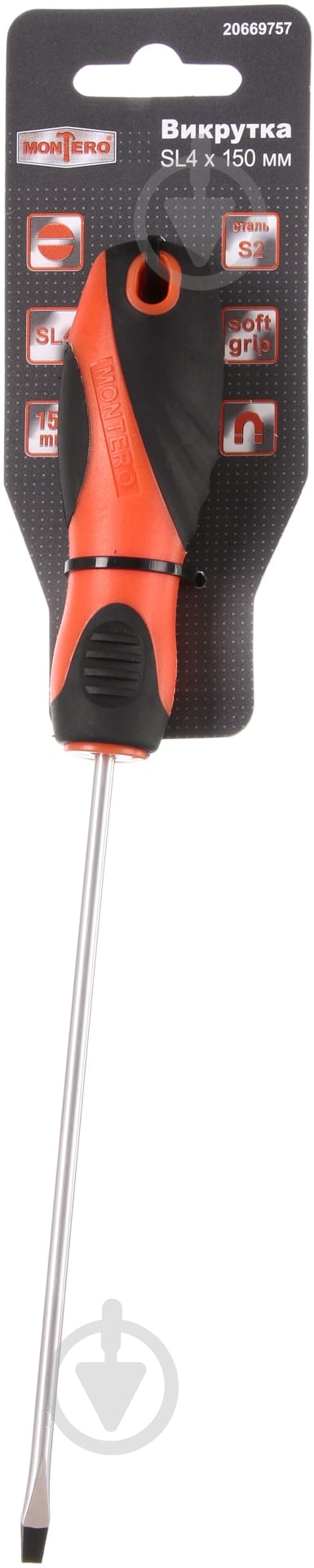 Отвертка Montero 4×150 мм MN-SD-SL4-150 - фото 2