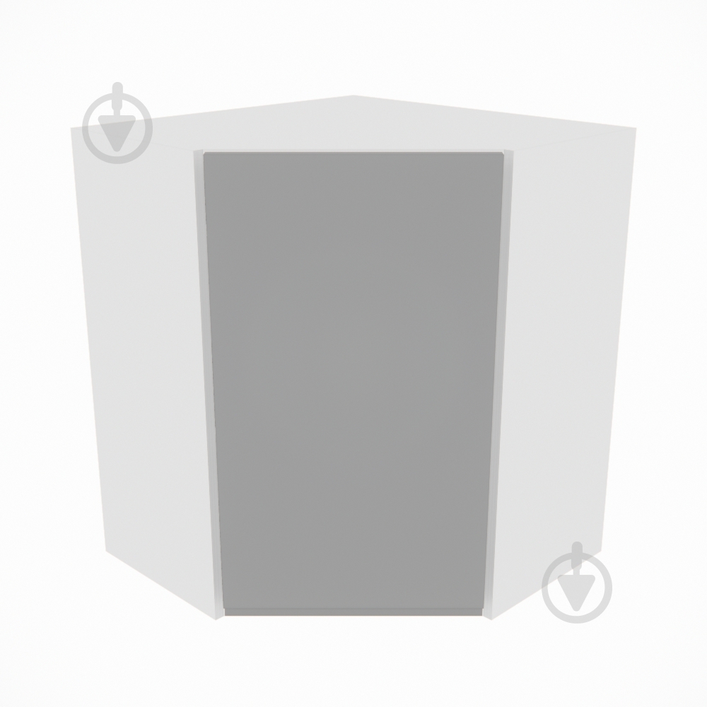 Шафа Влада (60х60/60х60Ск права) сірий оксамит/білий Світ Меблів - фото 1 Шафа Влада (60х60/60х60Ск права) сірий оксамит/білий Світ Меблів - фото 1