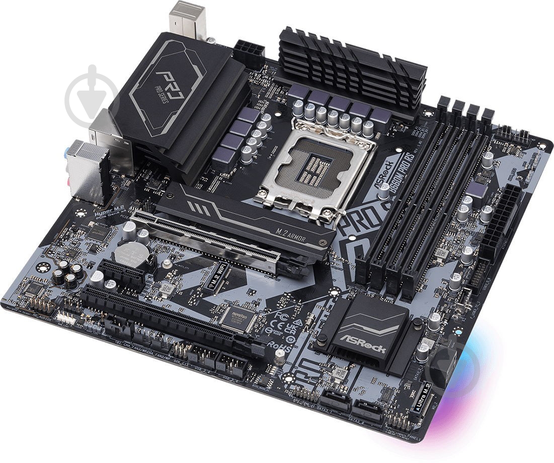 Материнская плата ASRock B660M PRO RS (Socket 1700, Intel B660, micro ATX) - фото 4