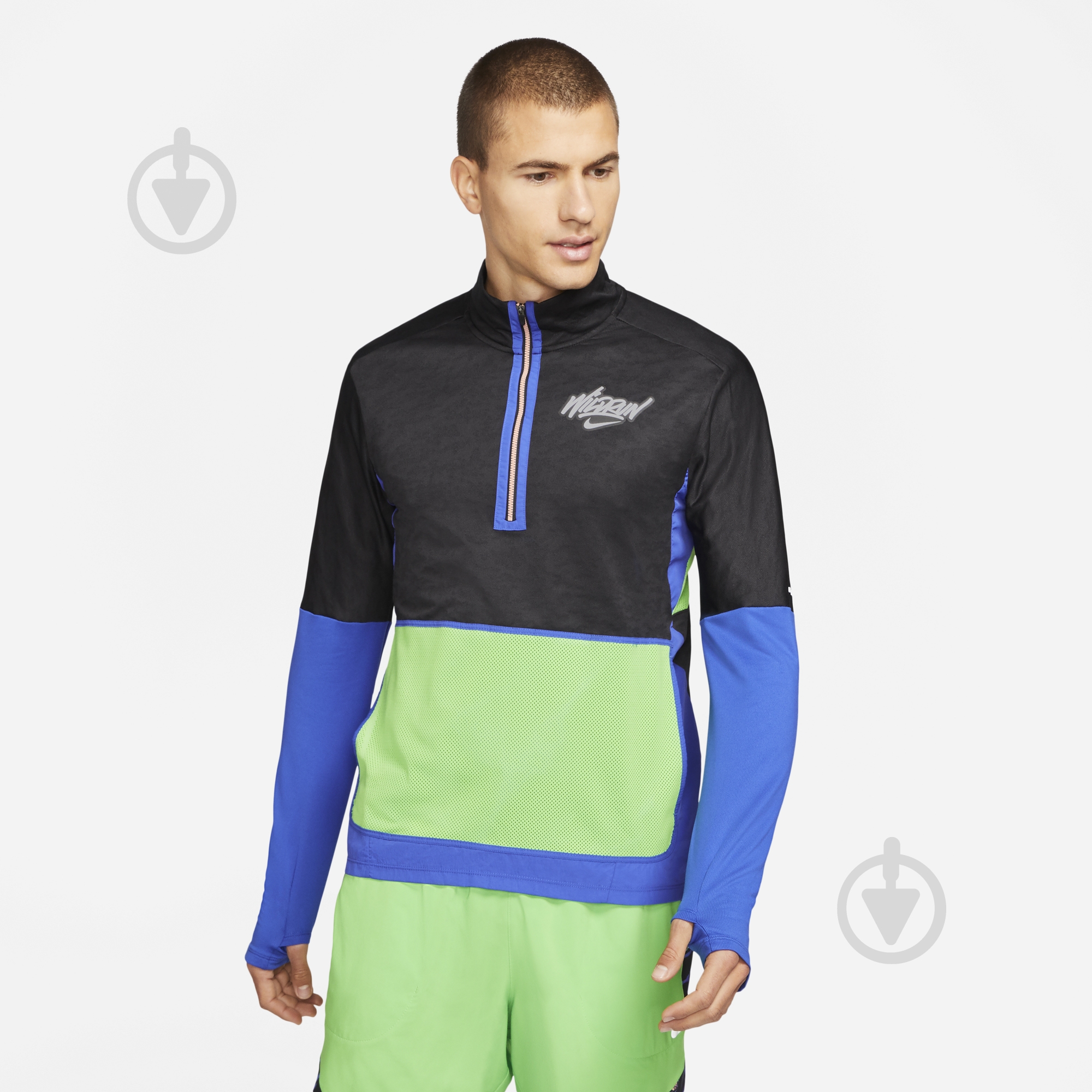 Джемпер Nike M NK DF ELMNT TOP HZ WR GX DA0223-010 р. L черный - фото 1 Джемпер Nike M NK DF ELMNT TOP HZ WR GX DA0223-010 р. L черный - фото 1